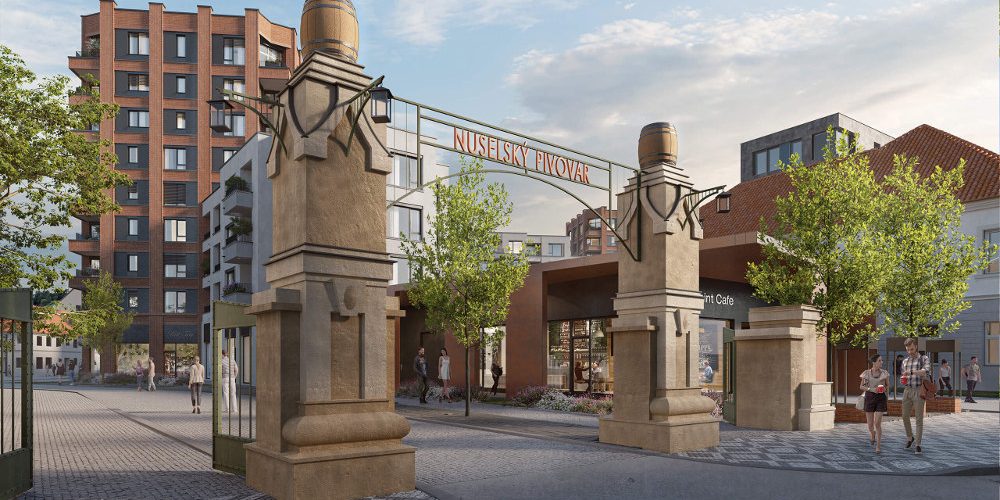 Chátrající Nuselský pivovar se promění v novou městskou čtvrť