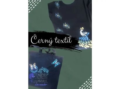 Textilní kurz, černý textil